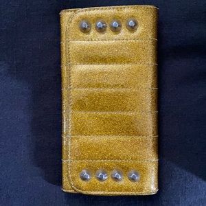 Lux de ville gold wallet
